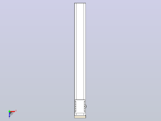 滚珠丝杠直线轴带导轨全封闭TPA-HCR-202D-2510C-L1700-MP-Y-P75-N3俯视缩略图