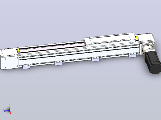 DMEB80L-RTCR欧规同步带模组直线模组（电机右折）[DMEB80L-L20S350-DT400-C2U-RTCR]