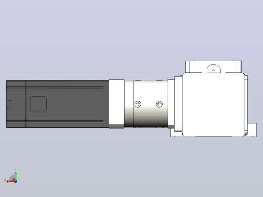 DMEB80L-RTCR欧规同步带模组直线模组（电机右折）[DMEB80L-L20S350-DT400-C2U-RTCR]后视缩略图