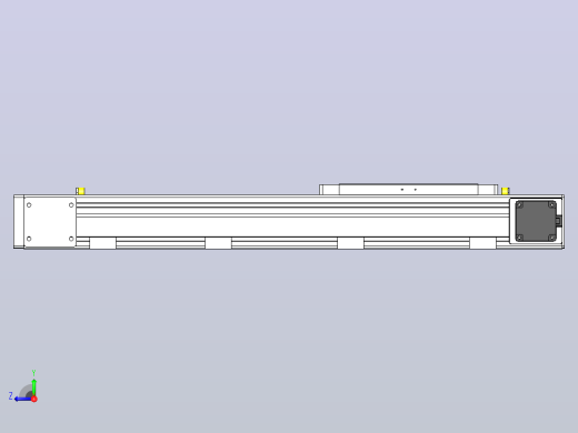 DMEB80L-RTCR欧规同步带模组直线模组（电机右折）[DMEB80L-L20S350-DT400-C2U-RTCR]右视缩略图