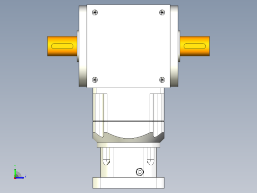 PW210双轴 PGH180T-L2 35-114.3-200-M12转向器左视缩略图