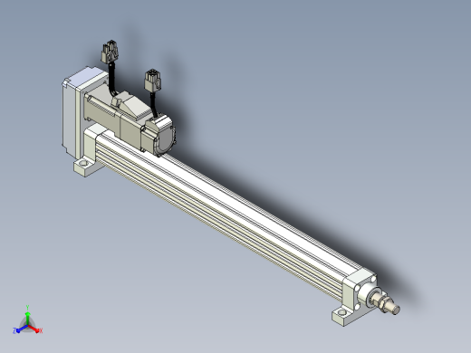 轻载电动缸TPA-ESR25-1002C-L350-MR-LB-W-P10-C3主视缩略图