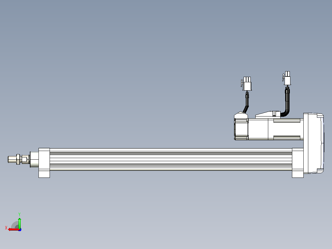 轻载电动缸TPA-ESR25-1002C-L350-MR-LB-W-P10-C3后视图