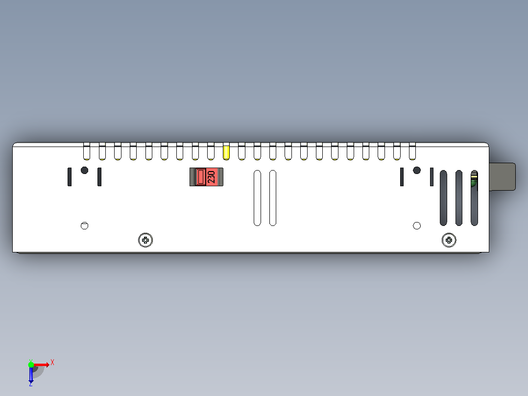 NES-350 单路输出开关电源俯视图