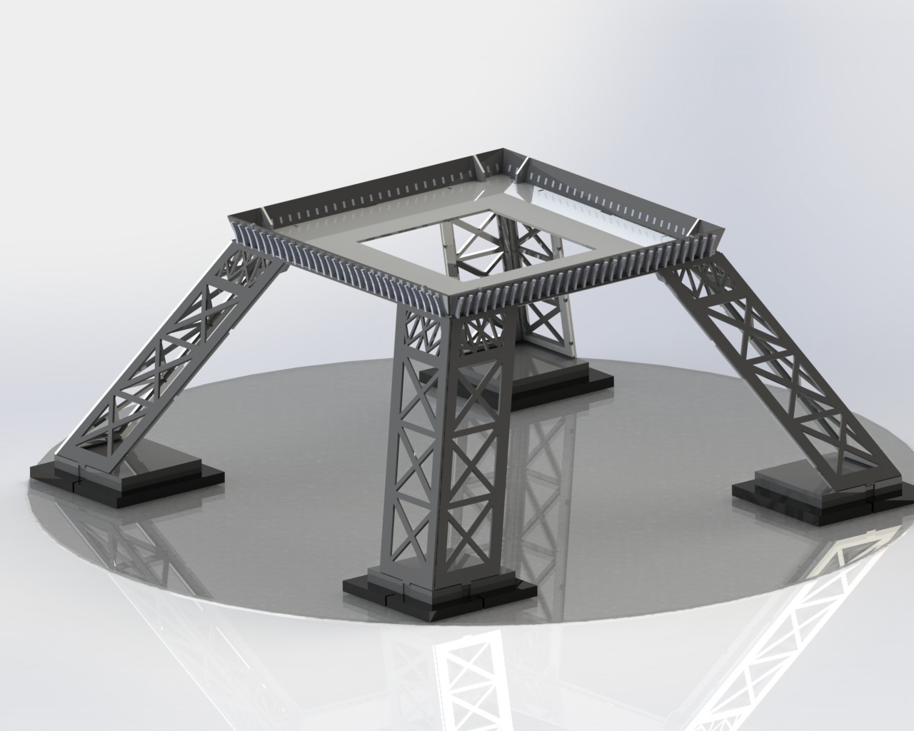 埃菲尔铁塔，金属板拼图，3d拼图