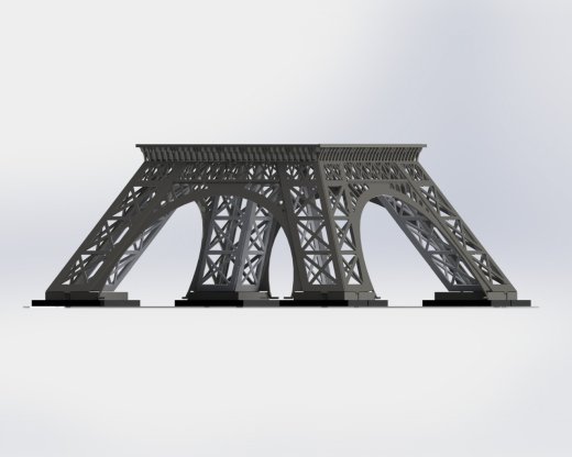 埃菲尔铁塔，金属板拼图，3d拼图缩略图