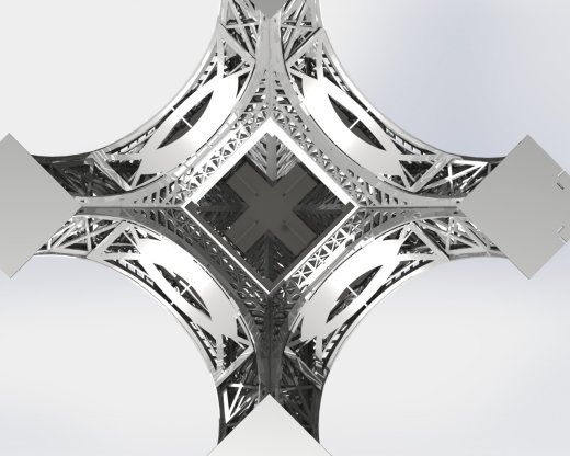埃菲尔铁塔，金属板拼图，3d拼图缩略图