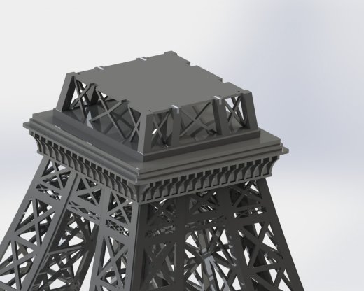 埃菲尔铁塔，金属板拼图，3d拼图缩略图