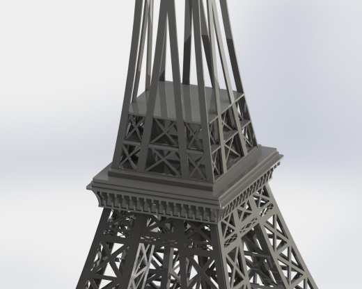 埃菲尔铁塔，金属板拼图，3d拼图缩略图