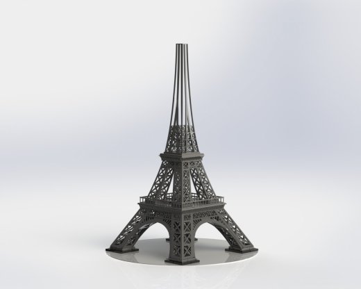 埃菲尔铁塔，金属板拼图，3d拼图缩略图