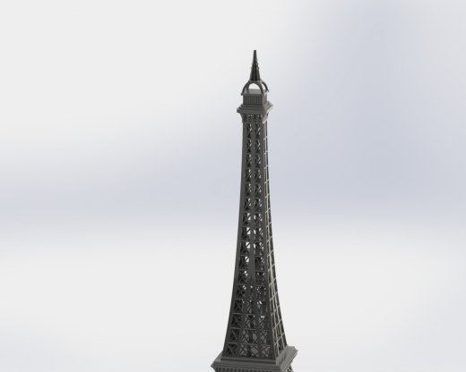 埃菲尔铁塔，金属板拼图，3d拼图缩略图