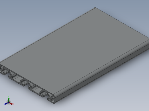 铝型材8系列120×16经济型 氧化银白_铝型材8系列120×16经济型