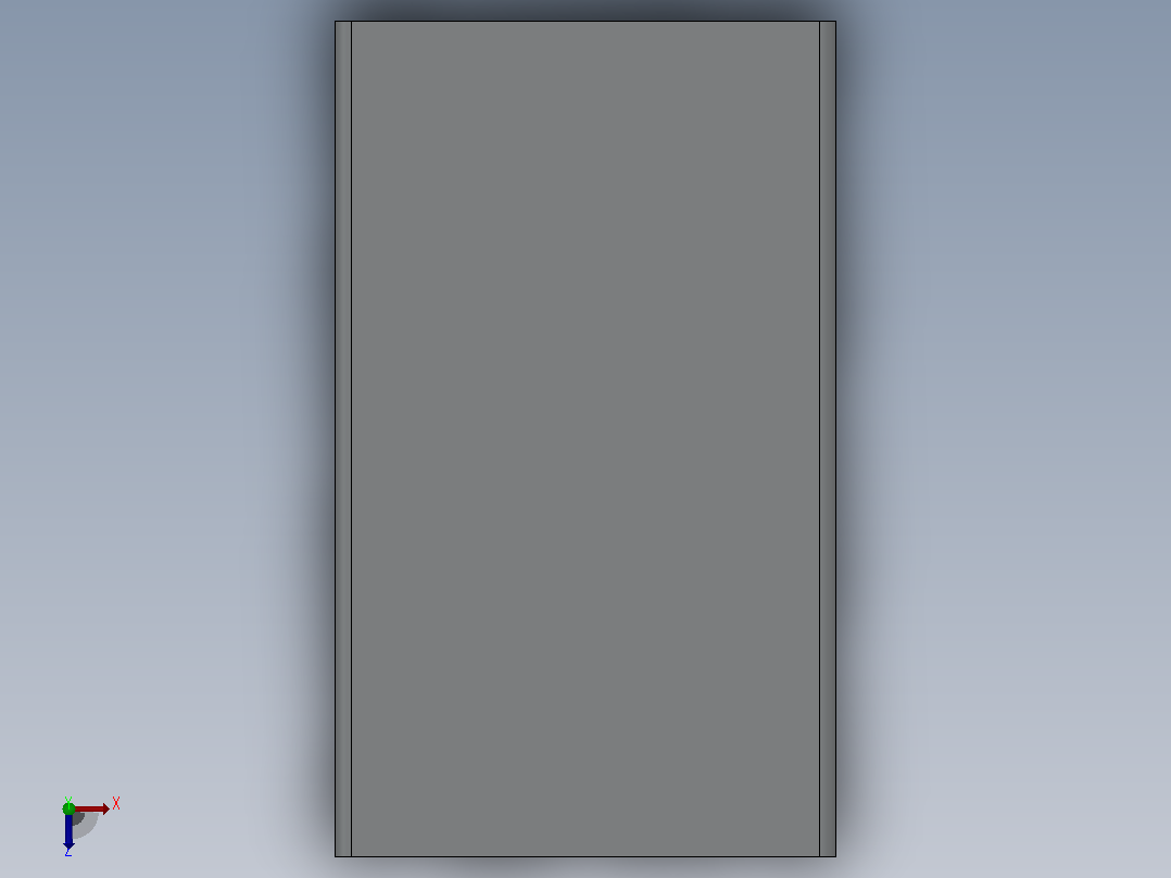 铝型材8系列120×16经济型 氧化银白_铝型材8系列120×16经济型俯视图