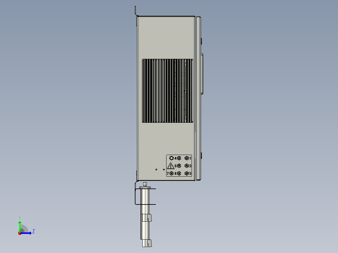 Awi flexcool气体分析仪系列_10_v1_3mst左视图