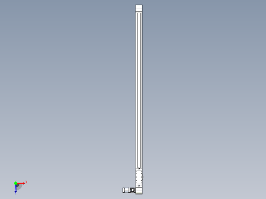 带式直线轴半闭式TPA-ONB-80-170-L1850-DL-J60-N3俯视缩略图