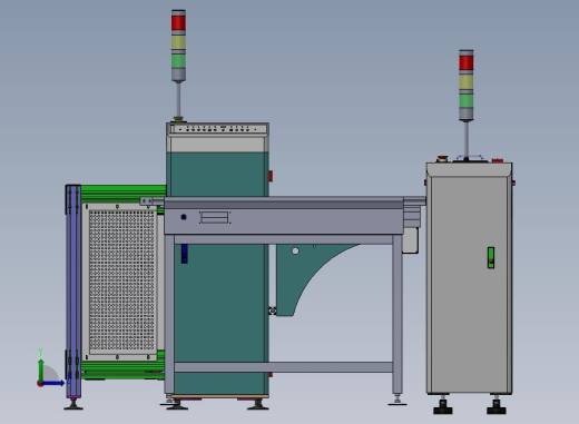 电子产品自动化生产流水线设备左视缩略图