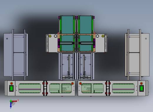 电子产品自动化生产流水线设备俯视缩略图