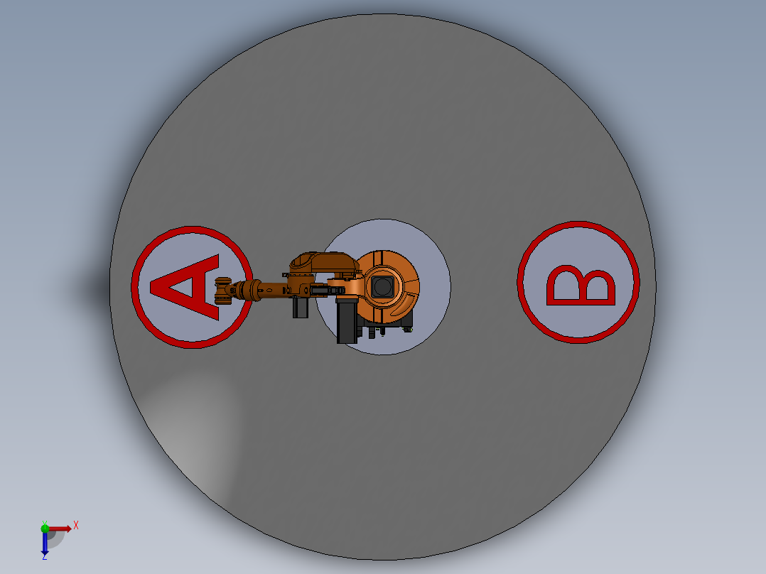 kuka kr16 SW俯视图
