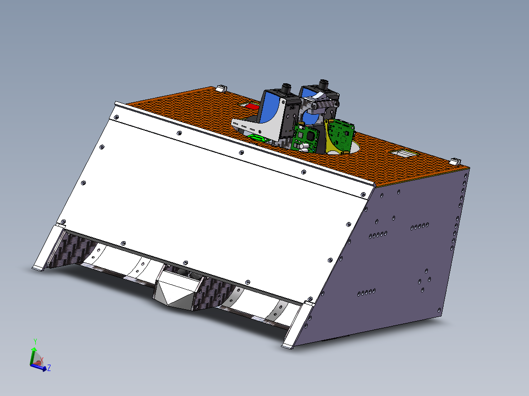 高尔夫球和网球收球机器人sw2016可编辑