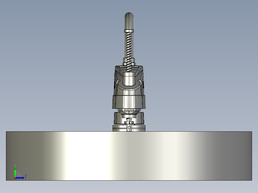 ER6-500-SR 外部模型（STEP格式）左视图