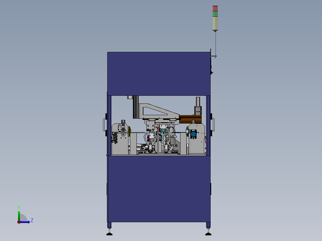 全自动绕线双捆扎机3D图纸 机械素材自动化设备三维模型 (1)
