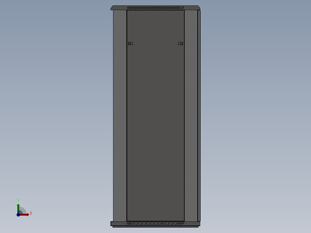 网络机柜2055-600-800前视图