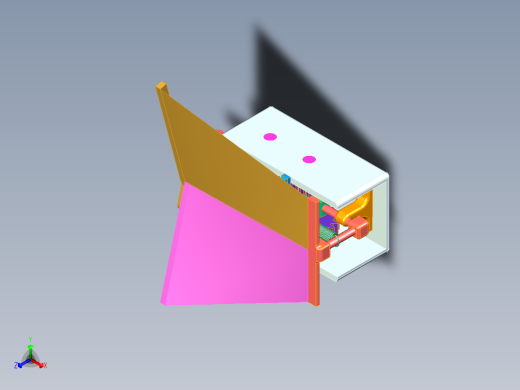 可变翼仿生蝴蝶三维模型