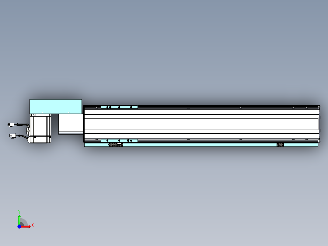 威洛博VBF同步带传动一般环境VBF14-L45-S600-BR-ZP75-C3前视图