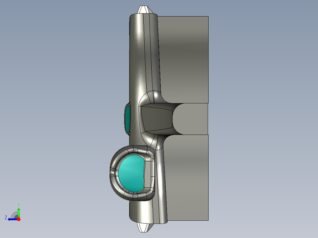 概念跑车右视图