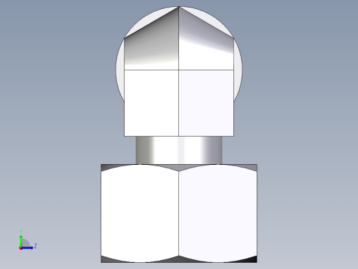 卡套式工业通用硬管接头EO_Standpipe_elbow_EVW15LOMDCF左视缩略图