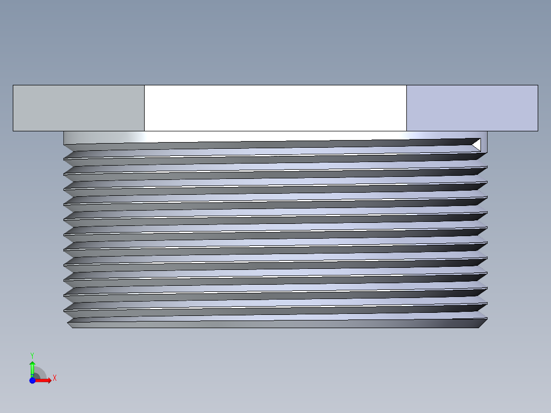 聚氯乙烯配件18-Sch80_ReducerBushing_MPTxFPT_839-338_3in x 2in前视图