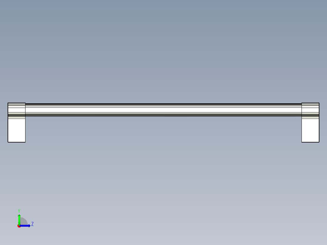 取手(鋁合金)(A)A2-3D多系列多零件图纸模型左视图