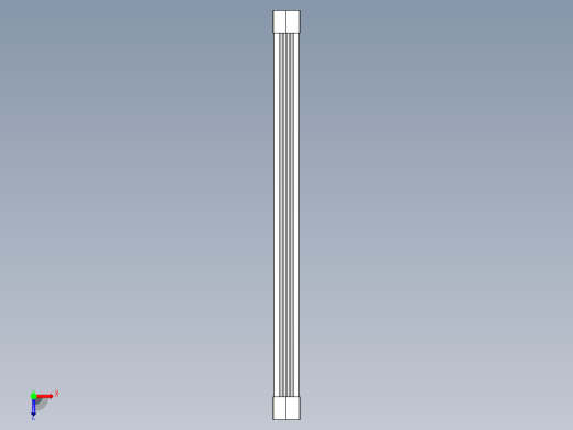 取手(鋁合金)(A)A2-3D多系列多零件图纸模型俯视缩略图