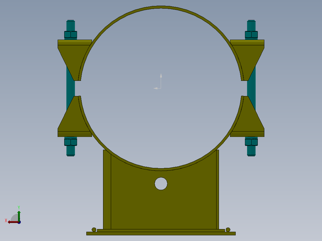 支架 (10)后视图