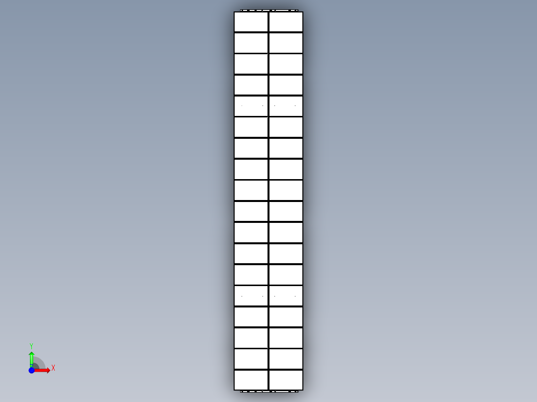 太阳能电池板光伏板前视图