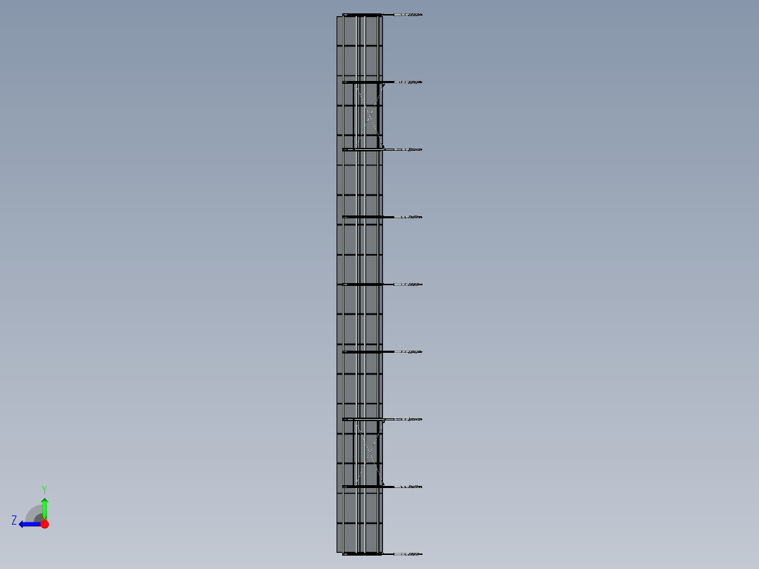 太阳能电池板光伏板俯视图
