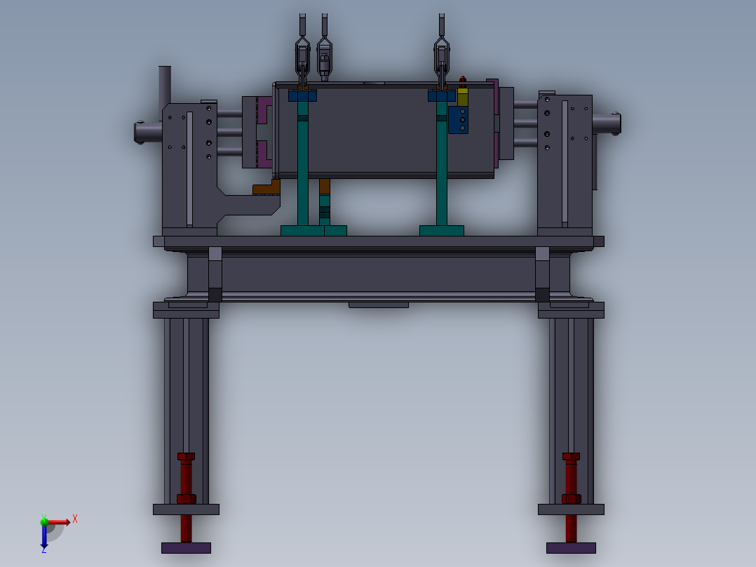 钣金焊接俯视图