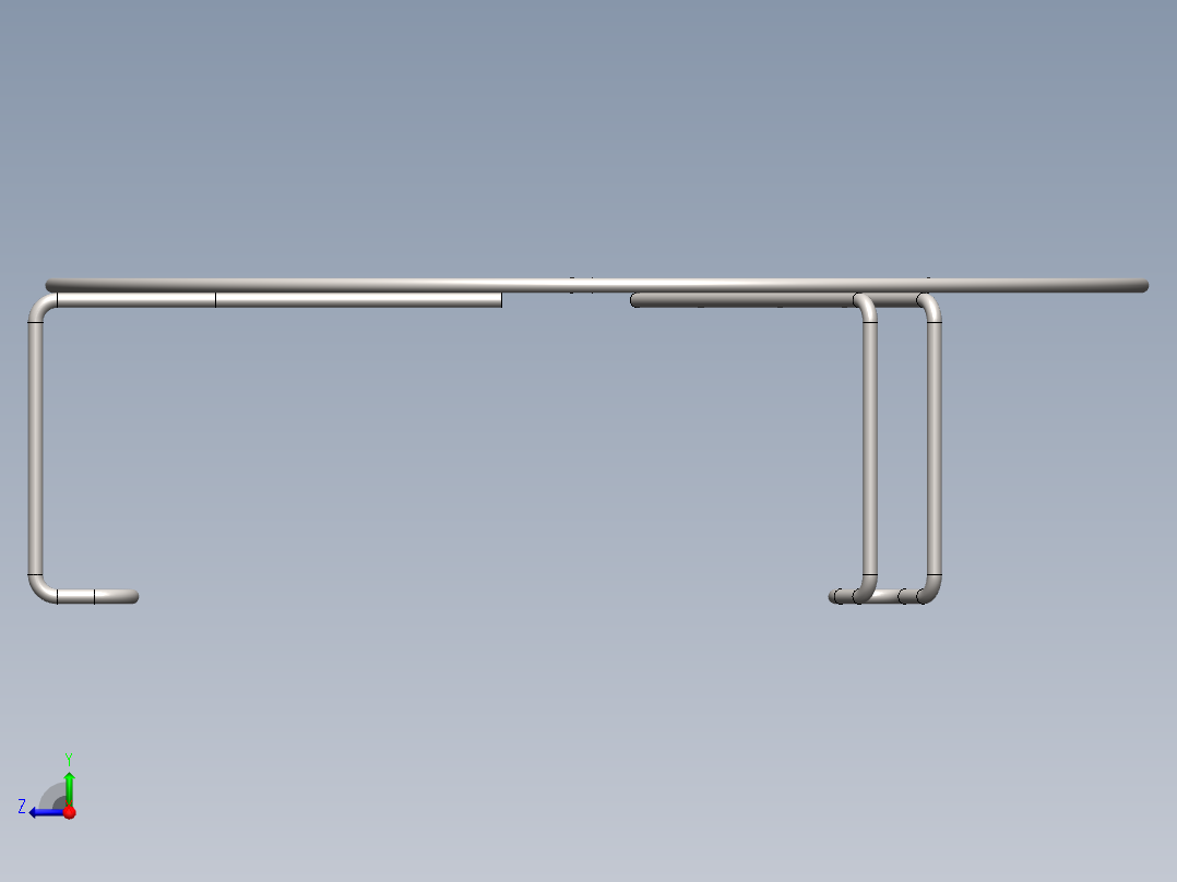 金属丝简单烤架右视图