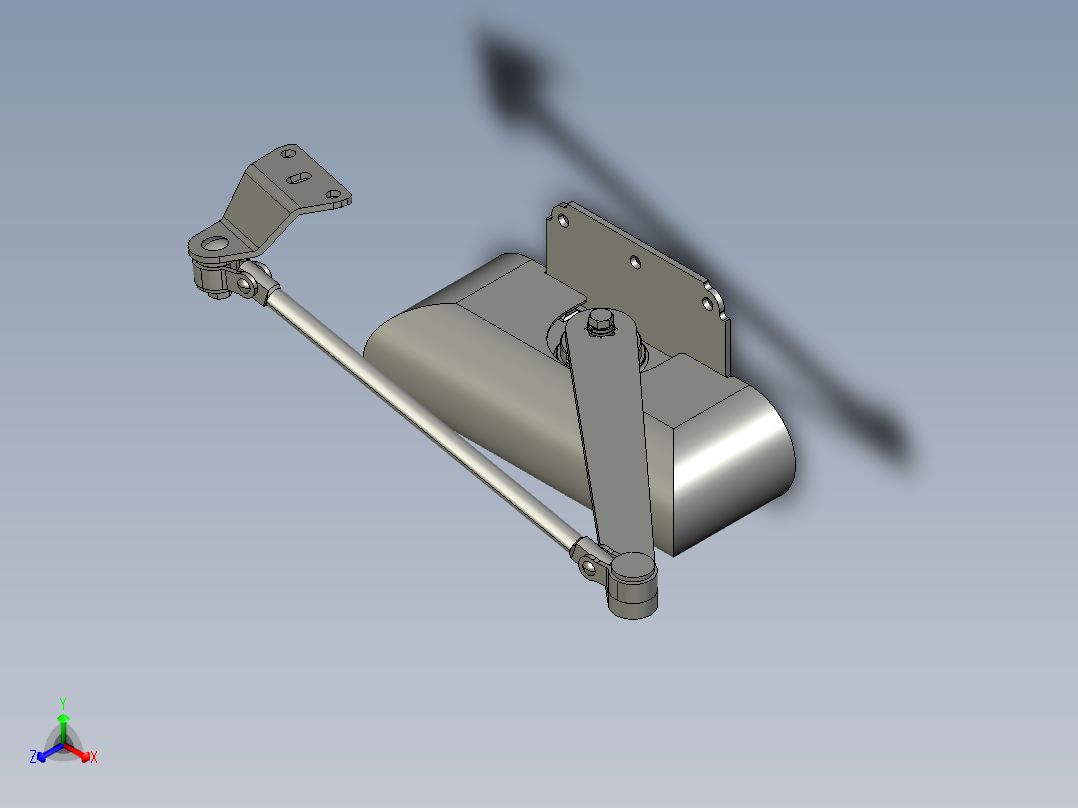 door-closer-闭门器主视图