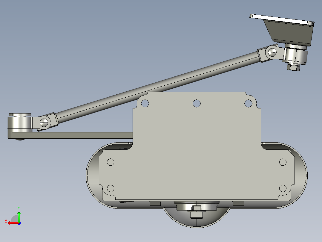 door-closer-闭门器后视图
