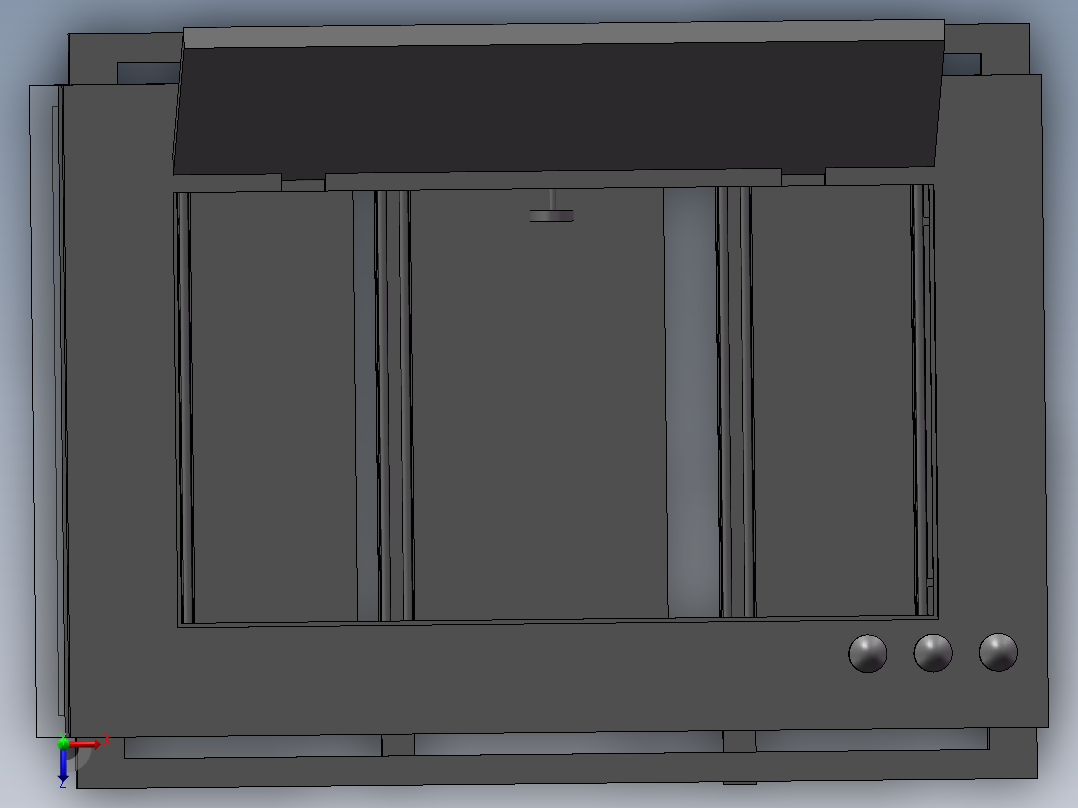 智能垃圾桶俯视图