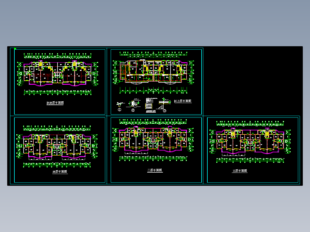 多层住宅平面图