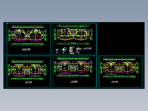 多层住宅平面图