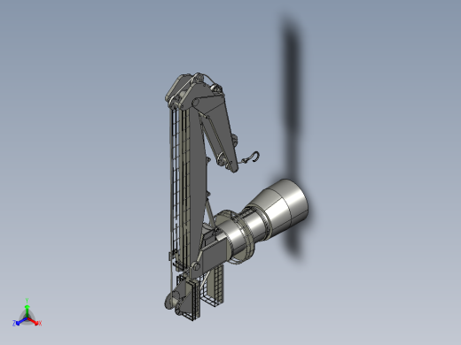 16米折臂式起重机后视缩略图