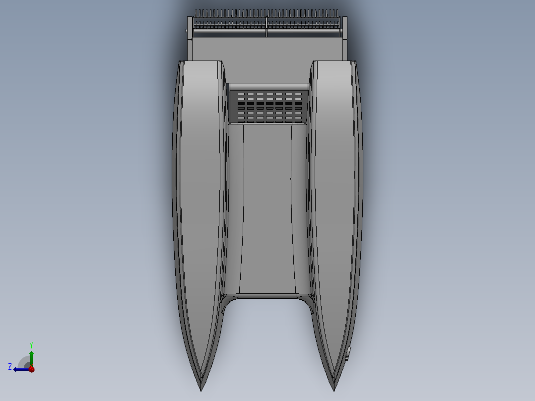 浒苔清理装置sw23可编辑右视图