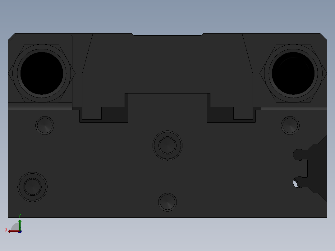 砂眼检测后视图