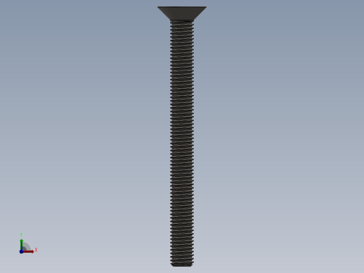 Screw_ISO_10642_M10x110_A2.SLDPRT前视缩略图