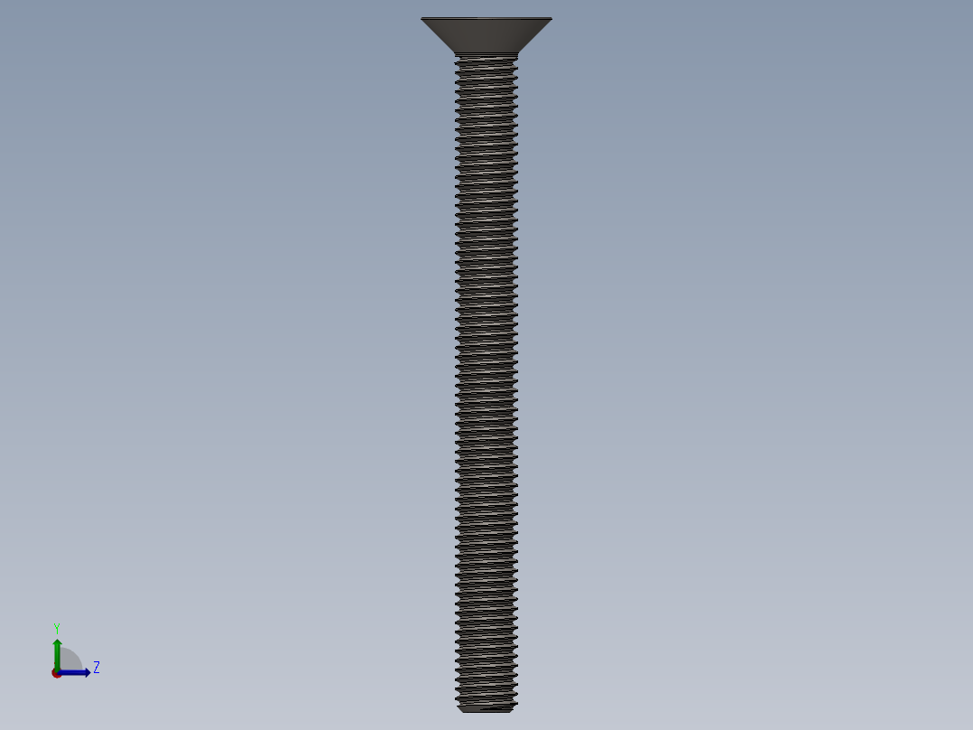 Screw_ISO_10642_M10x110_A2.SLDPRT左视图