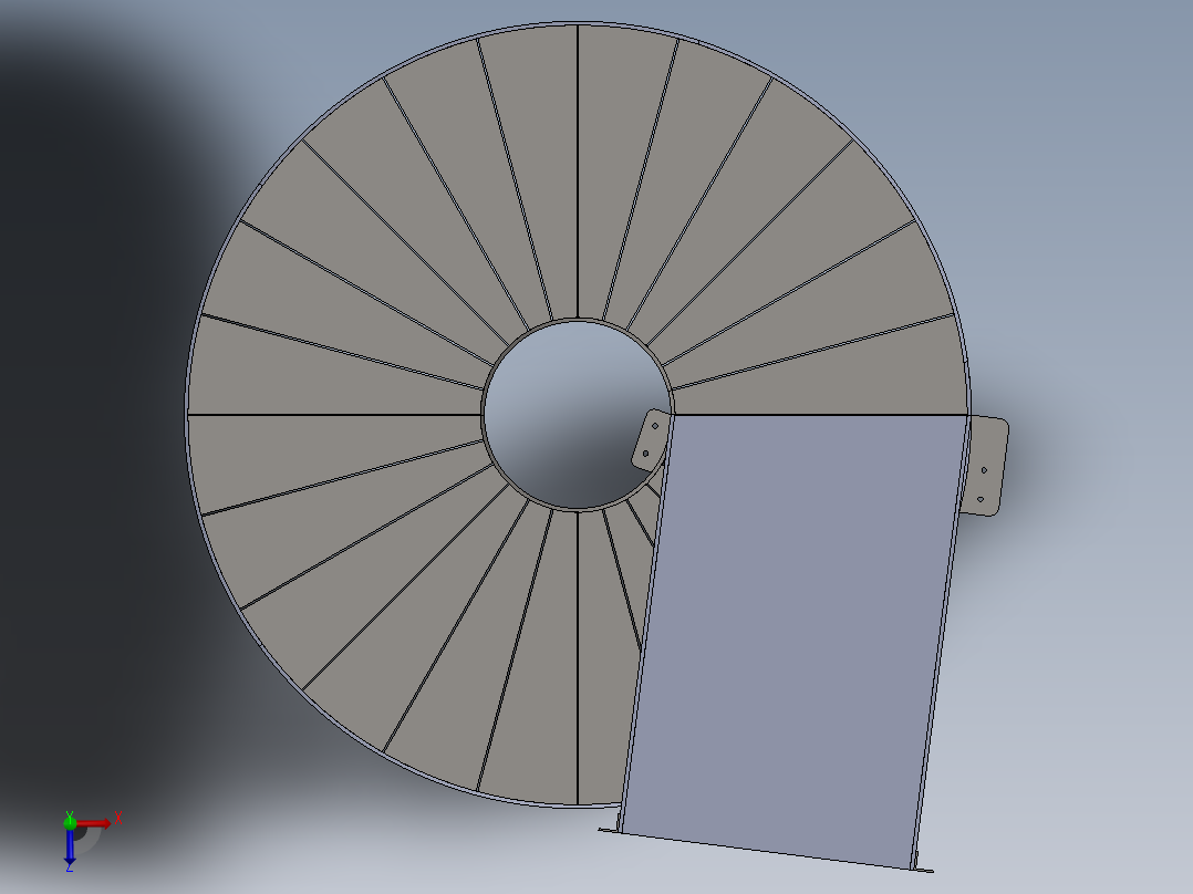 螺旋楼梯俯视图