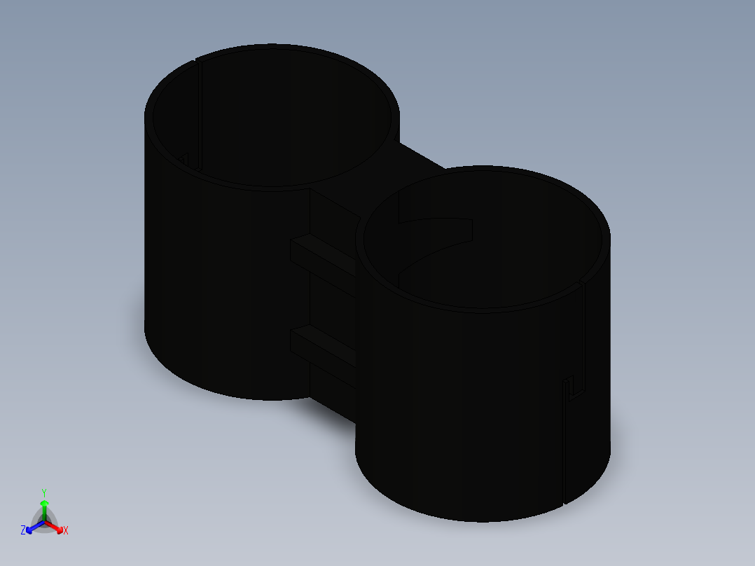 精益管 (44)正等轴测图